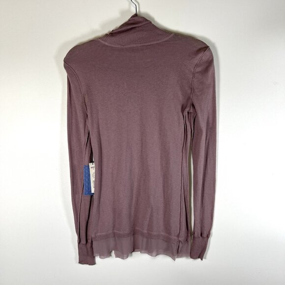 Simply Vera‎ Wang Womens sz XS Light Purple Turtleneck Sweater NWT Tunic - Picture 9 of 11